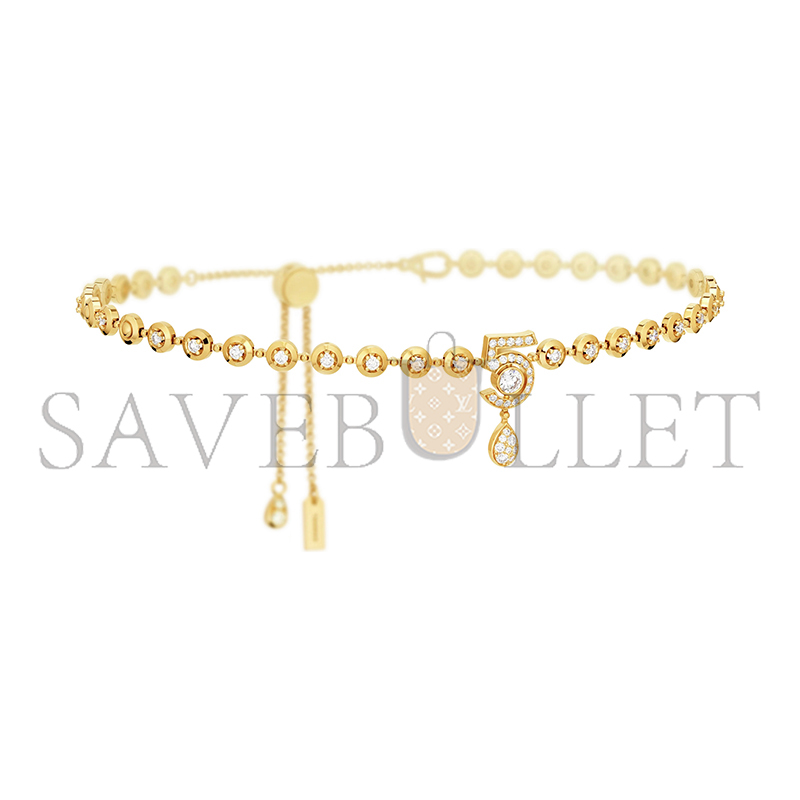 CHANEL ETERNAL NO.5 DIAMOND LINE NECKLACE J13645